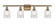 Ballston Four Light Bath Vanity in Brushed Brass (405|516-4W-BB-G259)