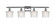 Ballston Four Light Bath Vanity in Polished Chrome (405|516-4W-PC-G402)