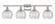 Ballston LED Bath Vanity in Polished Nickel (405|516-4W-PN-G1213-8-LED)