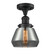 Franklin Restoration One Light Semi-Flush Mount in Black Antique Brass (405|517-1CH-BAB-G173)