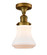Franklin Restoration LED Semi-Flush Mount in Brushed Brass (405|517-1CH-BB-G191-LED)