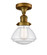 Franklin Restoration LED Semi-Flush Mount in Brushed Brass (405|517-1CH-BB-G324-LED)