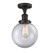 Franklin Restoration One Light Semi-Flush Mount in Oil Rubbed Bronze (405|517-1CH-OB-G202-8)