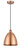 Edison LED Mini Pendant in Antique Copper (405|616-1P-AC-MBD-9-AC-LED)