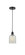 Edison One Light Mini Pendant in Matte Black (405|616-1P-BK-G2511)