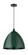 Edison One Light Mini Pendant in Matte Black (405|616-1P-BK-MBD-16-GR)