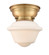 Franklin Restoration One Light Flush Mount in Brushed Brass (405|623-1F-BB-G531)