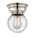 Franklin Restoration One Light Flush Mount in Polished Nickel (405|623-1F-PN-G204-6)