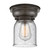 Franklin Restoration One Light Flush Mount in Polished Nickel (405|623-1F-PN-G58)