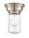 Franklin Restoration One Light Flush Mount in Brushed Satin Nickel (405|623-1F-SN-G312)