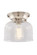 Franklin Restoration One Light Flush Mount in Brushed Satin Nickel (405|623-1F-SN-G72)