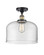 Ballston Urban One Light Semi-Flush Mount in Black Antique Brass (405|916-1C-BAB-G72-L)