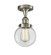 Ballston Urban One Light Flush Mount in Brushed Satin Nickel (405|916-1C-SN-G202-6)
