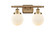 Ballston Urban Two Light Bath Vanity in Brushed Brass (405|916-2W-BB-G201-6)