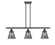 Ballston Urban Three Light Island Pendant in Matte Black (405|916-3I-BK-G63)