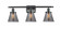 Ballston Urban LED Bath Vanity in Matte Black (405|916-3W-BK-G63-LED)