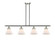 Ballston Urban LED Island Pendant in Brushed Satin Nickel (405|916-4I-SN-G41-LED)