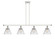 Ballston Urban Four Light Island Pendant in White Polished Chrome (405|916-4I-WPC-G42)