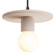 Radiance One Light Pendant in Bisque (102|CER-6320-BIS-DBRZ-BKCD)