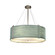 Textile Eight Light Pendant in Brushed Nickel (102|FAB-9517-GRAY-NCKL)