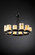 LumenAria 12 Light Chandelier in Matte Black (102|FAL-8768-12-MBLK)