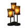 Veneto Luce Three Light Table Lamp in Dark Bronze (102|GLA-8797-16-AMBR-DBRZ)