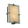 Porcelina LED Wall Sconce in Brushed Nickel (102|PNA-5551-WAVE-NCKL)