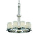 Limoges Nine Light Chandelier in Brushed Nickel (102|POR-8766-10-WAVE-NCKL)