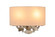 Eden Two Light Wall Sconce in Moon Silver (33|501125SM)