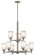 Shailene Nine Light Chandelier in Brushed Nickel (12|43672NI)