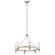 Telan Six Light Chandelier in White Washed Wood (12|44284WWW)