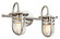 Caparros Two Light Bath in Brushed Nickel (12|45132NI)