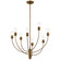 Hatton Eight Light Chandelier in Satin Bronze (12|52255SB)