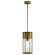 Camillo One Light Outdoor Pendant in Natural Brass (12|59082NBR)