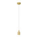 Keele LED Pendant in Champagne Gold (12|84324CG)