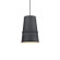 Castor One Light Pendant in Black (347|492208-BK)