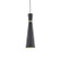 Vanderbilt One Light Pendant in Black With Gold Detail (347|493206-BK/GD)