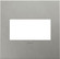 Adorne Wall Plate in Brushed Stainless Steel (246|AWC2GBS4)