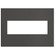 Adorne Wall Plate in Black (246|AWC3GBBN4)