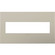 Adorne Wall Plate in Satin Nickel (246|AWC4GSN4)