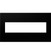 Adorne Gang Wall Plate in Black (246|AWP4GNK4)