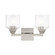 Aragon Two Light Bath Vanity in Brushed Nickel (107|10382-91)