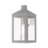 Nyack One Light Outdoor Wall Lantern in Nordic Gray w/ Brushed Nickels and Polished Chrome Stainless Steel (107|20581-80)