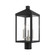 Nyack Three Light Outdoor Post Top Lantern in Black w/ Brushed Nickel Cluster (107|20592-04)