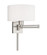 Swing Arm Wall Lamps One Light Swing Arm Wall Lamp in Brushed Nickel (107|40036-91) Swing Arm Wall Lamps One Light Swing Arm Wall Lamp in Brushed Nickel (107|40036-91)
