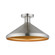 Geneva One Light Semi-Flush Mount in Brushed Nickel (107|40950-91)