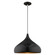 Amador One Light Mini Pendant in Shiny Black w/ Polished Chromes (107|41174-68)