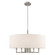 Meridian Six Light Chandelier in Brushed Nickel (107|42605-91)