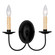 Heritage Two Light Wall Sconce in Black (107|4452-04)
