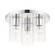 Zurich Three Light Flush Mount in Polished Chrome (107|45472-05)